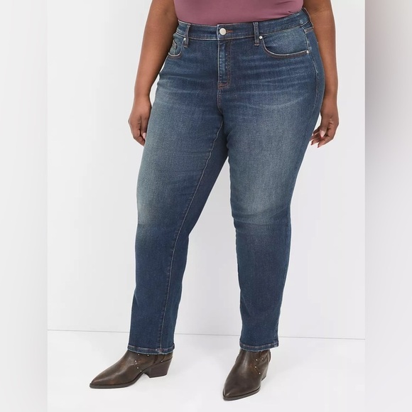 NWT Lane Bryant Straight Leg Genius Fit Jeans 18 - Picture 1 of 15